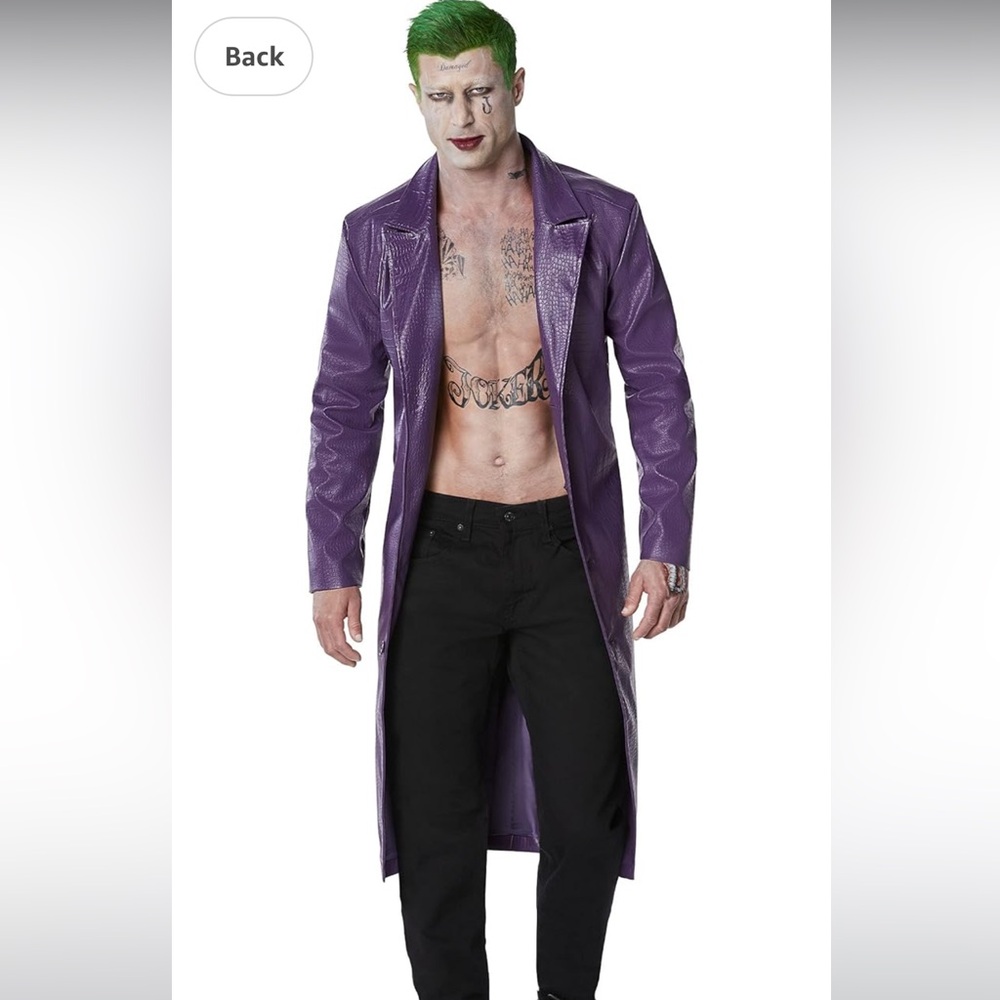 Adult Joker Jacket - Suicide Squad